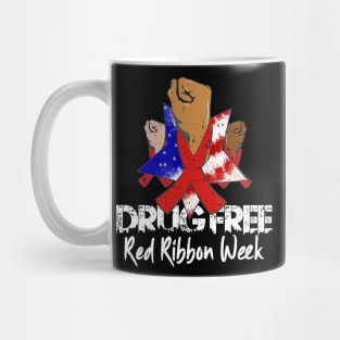 Red Ribbon Week Awareness In October We Wear Red Mug